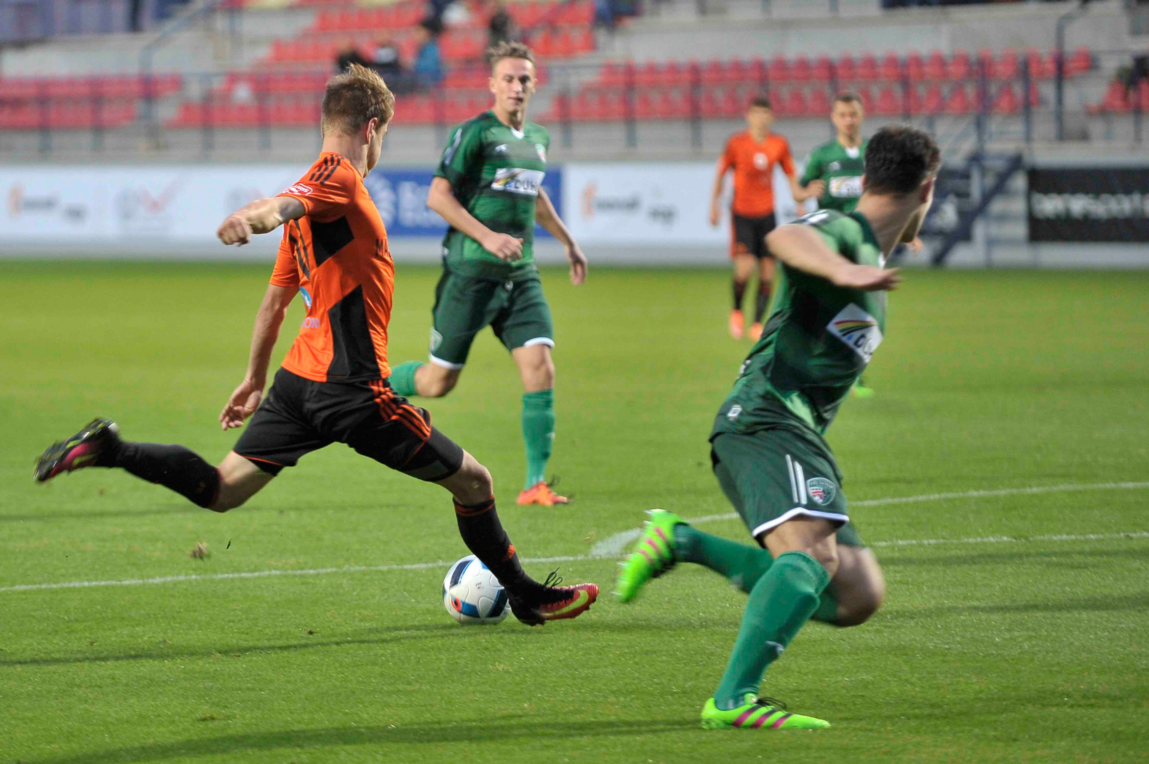 Martin Chrien strieľa svoj prvý gól v oranžovom drese.
