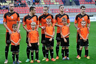 Nstup hrov: Antonn Rosa, Andrej Lovs, Dominik Kruliak, Michal Fako, Gagik Daghbashyan |  autor: Rudolf Makurica