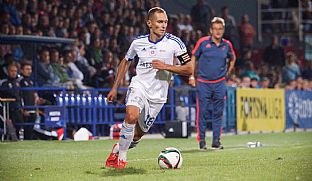 tefan Zok, v pozad domci hlavn trner Ivan Gald. |  autor: J. Malik