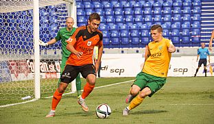 Michal Fako v pokutovom zem spera. |  autor: J. Malik