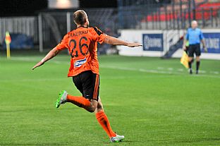 Martin Jakubko oslavuje svoj gl na 2:0. |  autor: Rudolf Makurica