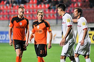 Antonn Rosa a Milo Lan s dvojicou hrov host. |  autor: Rudolf Makurica