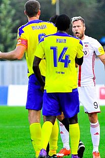 ubomr Michalk, Noe Achille Kwin a Jakub Mare |  autor: Rudolf Makurica