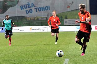 Alain Richard Ebwelle, Kristin Kolk a Jakub Mare. |  autor: Rudolf Makurica