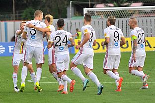 Jn Maslo oslavuje so spoluhrmi svoj gl. |  autor: Rudolf Makurica