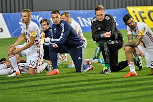 Martin Nagy, tefan Gerec, Jozef Menich, Peter Gal Andrezly, ubo Hajdch a Erik Daniel. |  autor: Rudolf Makurica