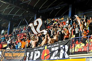 Fanklub Concordia 1906 oslavuje gl Petra Gal Andrezlyho. |  autor: Rudolf Makurica