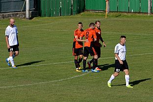 Andrej Lovs, Tom Gert a Jakub Mare oslavuj gl. |  autor: Tom Lubelec