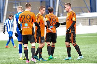 David �apek, M�rio Almask�, Jakub Kudli�ka a R�bert Ge�n�bel. |  autor: Rudolf Ma�kurica