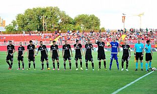 Milo Lan, Peter Gal Andrezly, Kristi Qose, Erik Daniel, imon Kupec, Jozef Menich, Matej Kochan, Peter Maslo, Jn Maslo, Mat Mack, Marek Sapara a rozhodcovia. |  autor: Rudolf Makurica