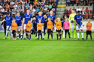 Hri Evertonu nastupuj na zpas. |  autor: Rudolf Makurica