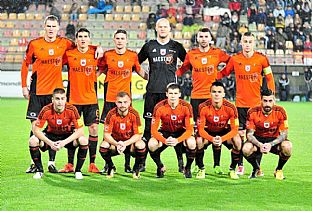 Horn rad: Jn Maslo, Kristi Qose Michal Jonec, Mat Mack, Nermin Haski a Dominik Kruliak. Spodn rad: Peter Maslo, Peter Gal Andrezly, Artur Pikk, Tihomir Kostadinov a Erik Daniel. |  autor: Rudolf Makurica