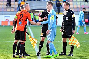 Kapitni obidvoch mustiev Dominik Kruliak a Boris Sekuli. |  autor: Rudolf Makurica