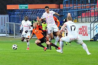 Hilary Gong, Peter Gal Andrezly, Achraf El Mahdioui a Peter gley. |  autor: Rudolf Makurica