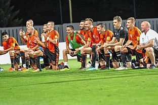 Kristi Qose, Jn Maslo, Peter Gal Andrezly, Dominik Kunca, Matej urma, Tihomir Kostadinov, Yani Urdinov, Ismar Tandir, Rastislav Kruliak, Jan tvrteka, Mat Kme a Peter Adamiak. |  autor: Rudolf Makurica