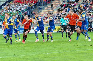 Zsolt Kalmr, Kristopher Andrs Vida, Dominik Kruliak, ubomr atka, Mat Vida, Jn Maslo, Kristi Qose a Souleymane Kone. |  autor: Rudolf Makurica