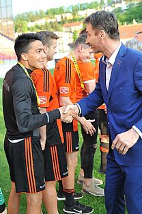 Tihomir Kostadinov, Zinedin Mustedanagi, Matej Madlek a ubomr Golis. |  autor: Rudolf Makurica