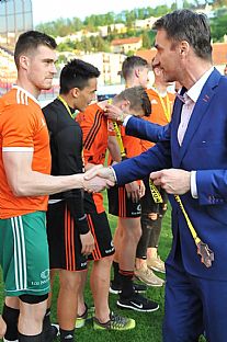 Jan tvrteka, Tihomir Kostadinov, ubomr Golis a Zinedin Mustedanagi. |  autor: Rudolf Makurica