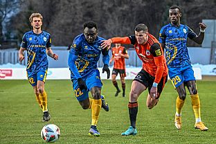 Filip Haek, Muhammed Sanneh, Martin Regli a David Bangala. |  autor: Rudolf Makurica