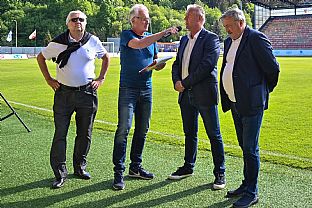 Karol Dobia�, J�n Svr�ek, Jozef Chovanec a Anton�n Panenka. |  autor: Rudolf Ma�kurica