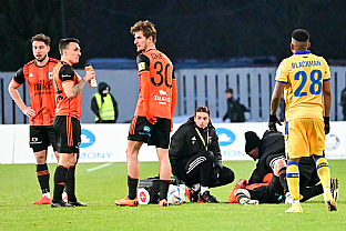 Alexander Moji, Marek Zsigmund, Martin Chrien, Ingrida Nagyov, Tibor Letko a Cesar Blackman. |  autor: Rudolf Makurica