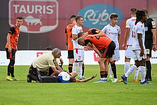 Oliver Lutern, Tibor Letko, Alexander Moji, Mat Kme, Marko Kelemen, Filip Lich, Artur Gejdo, Lazar Stojsavljevi a Kingsley Madu. |  autor: Rudolf Makurica