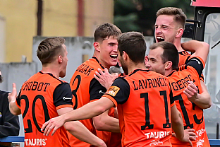 Marin Chobot, David Jackuliak, Samuel Lavrink, tefan Gerec a Mat Mal. |  autor: Rudolf Makurica