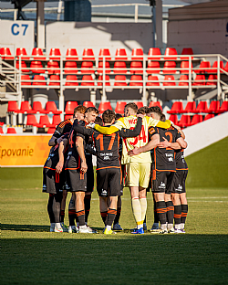 MFK Ru�omberok pred z�pasom |  autor: Matej Sagan