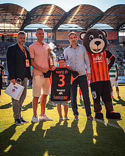 Viktor Bla�ek, J�n Maslo, �ubom�r Golis a �ebro. |  autor: Matej Sagan