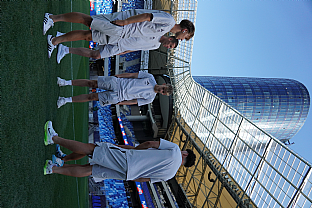 Kevin Hu�a, D�vid H�ska, Branislav Sokol a Martin Ba��k. |  autor: Luk� Mi�ata
