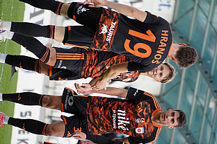 Vojt�ch Hrano�, Patrik Jevo� a Martin Bo�a. |  autor: Luk� Mi�ata